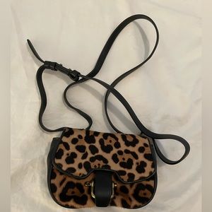 J.Crew Leopard mini handbag